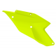 Polisport, podsedlové tabulky, KTM SX/SXF `16-18, EXC/EXCF `17-19 žlutá barva FLUO (obě strany)